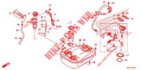 DEPOSITO COMBUSTIVEL para Honda SH 125 ABS D 3ED 2021