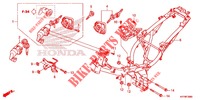 CORPO QUADRO para Honda DASH 125, Rear brake disk 2021