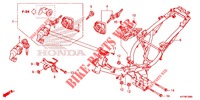 CORPO QUADRO para Honda DASH 125, Rear brake drum 2020