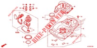 DEPOSITO COMBUSTIVEL para Honda DASH 125, Rear brake drum 2020