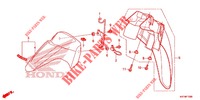 GUARDA LAMAS FRENTE para Honda DASH 125, Rear brake drum 2020