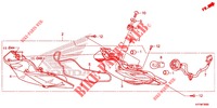 LUZ TRASEIRA para Honda DASH 125, Rear brake drum 2020