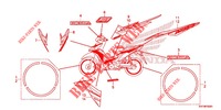 MARCA/FAIXA (2) para Honda DASH 125, Rear brake drum 2020