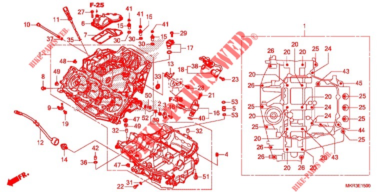 CARTER para Honda CBR 1000 RR SP BREMBO 2020