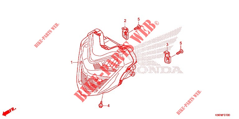 FAROL para Honda RS 150 R V4 2020
