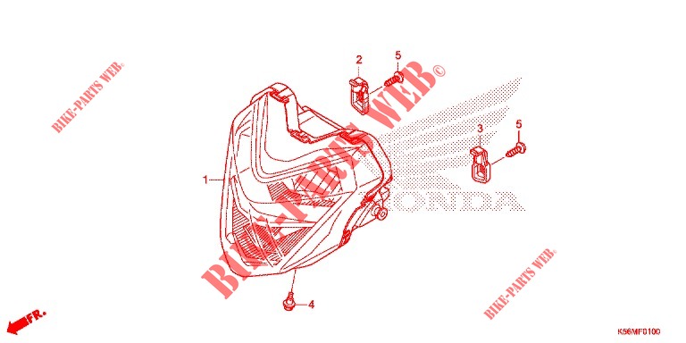 FAROL para Honda RS 150 R V4 2021