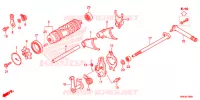 FORQUILHA MUDANCAS para Honda FOURTRAX 520 RUBICON 4X4 EPS CAMO 2020