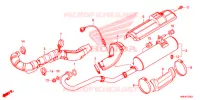 SILENCIADOR ESCAPE para Honda FOURTRAX 520 RUBICON 4X4 EPS CAMO 2020