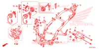 CORPO QUADRO para Honda CLICK 125 I RACING 2014