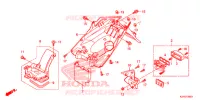GUARDA LAMAS TRÁS para Honda CLICK 125 I RACING 2014