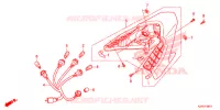 LUZ COMBINADA TRASEIRA para Honda CLICK 125 I RACING 2014
