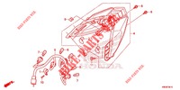 LUZ COMBINADA TRASEIRA para Honda CLICK 125 I Idling Stop Casted Wheels 2014