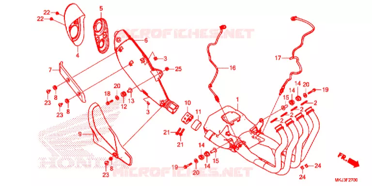 SILENCIADOR ESCAPE Honda MOTO 1000 CB 2020  CB1000RAL