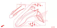 GUARDA LAMAS FRENTE para Honda CRF 250 L 2020
