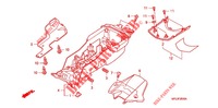 GUARDA LAMAS TRASEIRO (CBR1000RR) para Honda CBR 1000 RR FIREBLADE REPSOL 2011