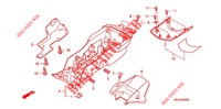 GUARDA LAMAS TRASEIRO (CBR1000RR) para Honda CBR 1000 RR FIREBLADE REPSOL 2011