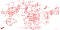 CABECA MOTOR  para Honda FOURTRAX 420 RANCHER 4X4 AT IRS EPS ESP 2021