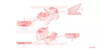 MARCA  para Honda FOURTRAX 420 RANCHER 4X4 AT IRS EPS ESP 2021