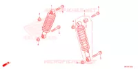 AMORTECEDOR DIANTEIRO  para Honda FOURTRAX 420 RANCHER 4X4 AT IRS EPS ESP 2021