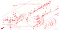 PINCA TRAVAO TRASEIRO  para Honda FOURTRAX 420 RANCHER 4X4 AT IRS EPS ESP 2021