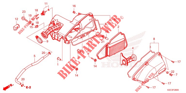 FILTRO AR   para Honda VISION 110 2021