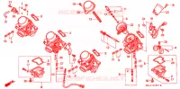 CARBURADOR (PIECES CONSTITUTIVES) para Honda CBR 600 1997