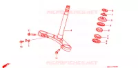 COLUNA DIRECCAO   para Honda CBR 600 50HP 1997