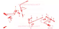 PEDAL TRAVAOES/PEDAL MUDANCAS  para Honda CBR 600 50HP 1997