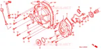 TAMPA CARTER DIREITA  para Honda CBR 600 50HP 1997