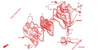 FILTRO AR  (2) para Honda XRM 125 SPOKED WHEELS, REAR BRAKE DRUM 2010
