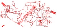 INTERRUPTOR/CABO/RETROVISOR (2) para Honda XRM 125 SPOKED WHEELS, REAR BRAKE DISK 2011
