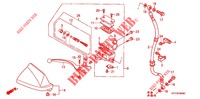 TRAVAO FR.BOMBA PRINCIPAL  para Honda XRM 125 SPOKED WHEELS, REAR BRAKE DISK 2011