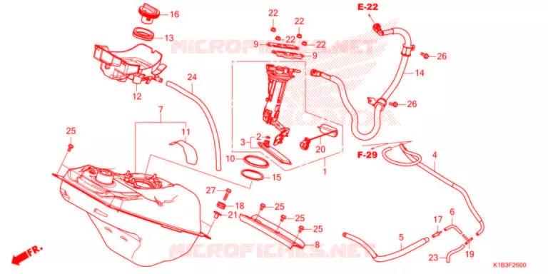 DEPOSITO COMBUSTIVEL  Honda SCOOTER 350 FORZA 2021  NSS350AM