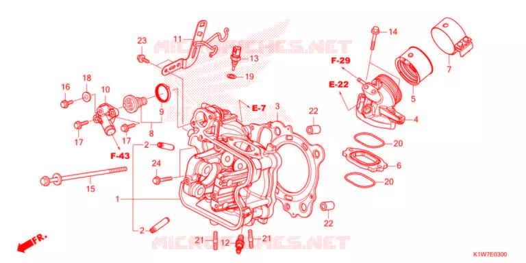 CABECA MOTOR   Honda SCOOTER 350 SH 2021  SH350AM