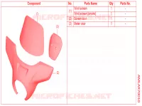     KIT,SCREEN COWL(SMOKE) para Honda REBEL 1100 2021