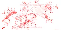 GUARDA LAMAS TRASEIRO  para Honda REBEL 1100 2021