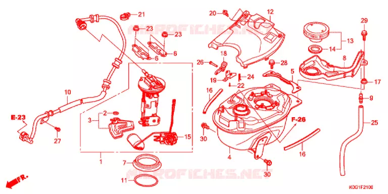 DEPOSITO COMBUSTIVEL/BOMBA COMBUSTIVEL  Honda MOTO 125 CUB 2021  C125K