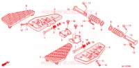 POUSA PES   para Honda 700 DN01 2008