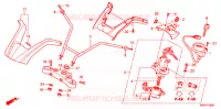 PUNHO GUIADOR/PONTE SUPERIOR   para Honda 700 DN01 2008
