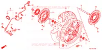 RODA FRENTE  para Honda 700 DN01 2008