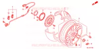 RODA TRASEIRA  para Honda 700 DN01 2008