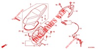 BANCO/CAIXA BAGAGEM  para Honda SPACY 110 CASTED WHEELS 2012