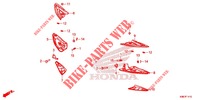 POUSA PES para Honda PCX 125 2020