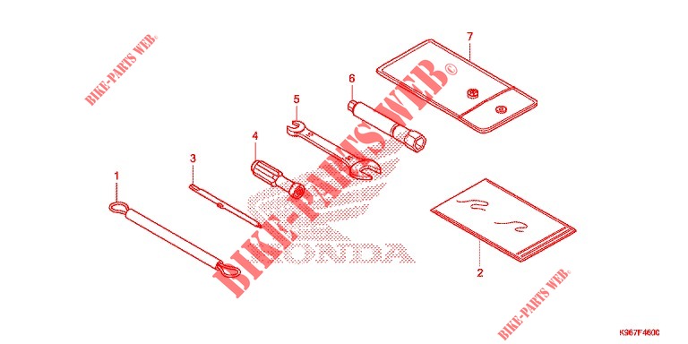FERRAMENTAS para Honda PCX 125 2019 2018