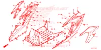 CARENAGEM LATERAL para Honda ADV 350 HSVCS SANS TOP CASE 2022