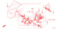 PARA BRISA para Honda ADV 350 HSVCS SANS TOP CASE 2022