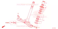 COLUNA DIRECCAO para Honda ADV 350 HSVCS WITH TOP CASE 2022