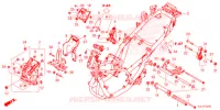 CORPO QUADRO para Honda ADV 350 HSVCS WITH TOP CASE 2022
