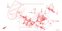PARA BRISA para Honda ADV 350 HSVCS WITH TOP CASE 2022