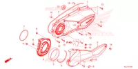 TAMPA CARTER ESQUERDA para Honda ADV 350 HSVCS WITH TOP CASE 2022